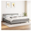 Image de Boxspring met matras stof lichtgrijs 180x200 cm3139993