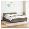 Image de Boxspring met matras stof taupe 180x200 cm3139997