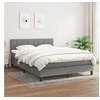 Image de Boxspring met matras stof donkergrijs 140x190 cm3140050