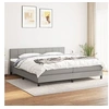 Image de Boxspring met matras stof lichtgrijs 160x200 cm3140065