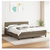 Image de Boxspring met matras stof taupe 160x200 cm3140069