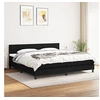 Image de Boxspring met matras stof zwart 200x200 cm3140083