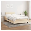 Image de Boxspring met matras stof cràmekleurig 120x200 cm3140126