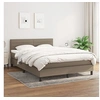Image de Boxspring met matras stof taupe 140x200 cm3140141