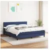 Image de Boxspring met matras stof blauw 160x200 cm3140151