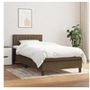 Image de Boxspring met matras stof donkerbruin 80x200 cm3140172