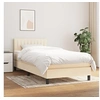 Image de Boxspring met matras stof cràmekleurig 80x200 cm3140174