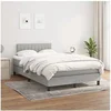 Image de Boxspring met matras stof lichtgrijs 120x200 cm3140201