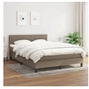 Image de Boxspring met matras stof taupe 140x190 cm3140213