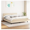 Image de Boxspring met matras stof cràmekleurig 160x200 cm3140230
