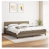 Image de Boxspring met matras stof taupe 200x200 cm3140245