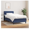 Image de Boxspring met matras stof blauw 100x200 cm3140279