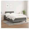 Image de Boxspring met matras stof donkergrijs 120x200 cm3140282
