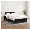 Image de Boxspring met matras stof zwart 120x200 cm3140283