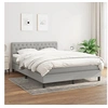 Image de Boxspring met matras stof lichtgrijs 140x190 cm3140289