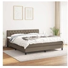 Image de Boxspring met matras stof taupe 160x200 cm3140309