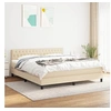 Image de Boxspring met matras stof cràmekleurig 180x200 cm3140318