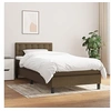 Image de Boxspring met matras stof donkerbruin 80x200 cm3140332