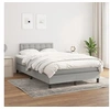 Image de Boxspring met matras stof lichtgrijs 120x200 cm3140361