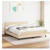 Image de Boxspring met matras stof cràmekleurig 160x200 cm3140390