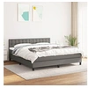 Image de Boxspring met matras stof donkergrijs 180x200 cm3140394
