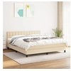 Image de Boxspring met matras stof cràmekleurig 180x200 cm3140398