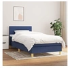 Image de Boxspring met matras stof blauw 80x200 cm3140415