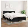 Image de Boxspring met matras stof zwart 140x200 cm3140459