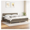 Image de Boxspring met matras stof taupe 200x200 cm3140485