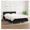 Image de Boxspring met matras stof zwart 140x200 cm3140539