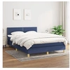 Image de Boxspring met matras stof blauw 140x200 cm3140543