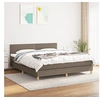 Image de Boxspring met matras stof taupe 180x200 cm3140557