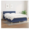 Image de Boxspring met matras stof blauw 140x200 cm3140623