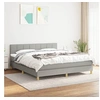 Image de Boxspring met matras stof lichtgrijs 180x200 cm3140633