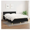 Image de Boxspring met matras stof zwart 140x190 cm3140691