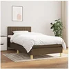 Image de Boxspring met matras stof donkerbruin 100x200 cm3140756