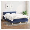 Image de Boxspring met matras stof blauw 140x200 cm3140783