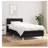Image de Boxspring met matras stof zwart 80x200 cm3140811