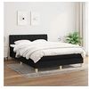Image de Boxspring met matras stof zwart 140x200 cm3140859