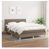 Image de Boxspring met matras stof taupe 140x200 cm3140861