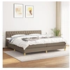 Image de Boxspring met matras stof taupe 200x200 cm3140885