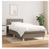 Image de Boxspring met matras stof taupe 90x200 cm3140909