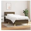 Image de Boxspring met matras stof donkerbruin 100x200 cm3140916