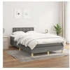 Image de Boxspring met matras stof donkergrijs 120x200 cm3140922