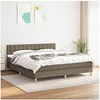 Image de Boxspring met matras stof taupe 160x200 cm3140949