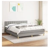 Image de Boxspring met matras stof lichtgrijs 180x200 cm3140953