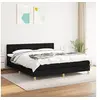 Image de Boxspring met matras stof zwart 180x200 cm3140955