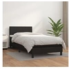 Image de Boxspring met matras kunstleer zwart 100x200 cm3140987
