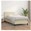 Image de Boxspring met matras kunstleer cràmekleurig 100x200 cm3140989