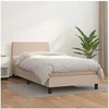 Image de Boxspring met matras kunstleer cappuccinokleurig 100x200 cm3140992
